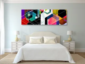 Obraz pestrofarebný geometrický ornament