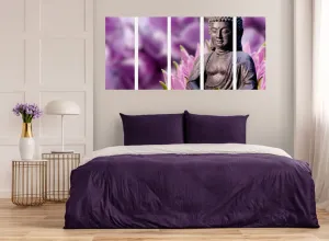 5-dielny obraz pokojný Budha