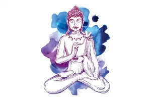 Obraz ilustrácia Budhu