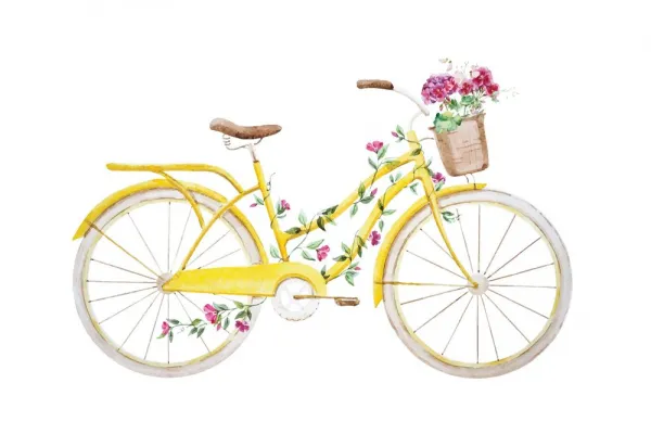 Obraz ilustrácia retro bicykla