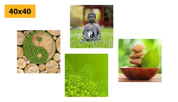 Set obrazov príjemná harmónia Feng Shui