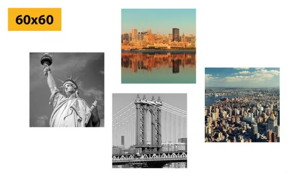 Set obrazov New York v zaujímavom prevedení