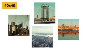 Set obrazov výhľad na mesto New York