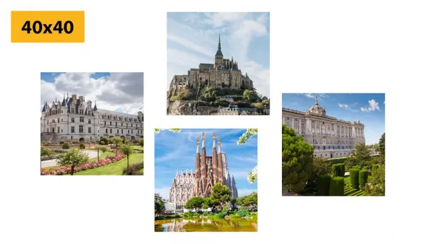 Set obrazov historické bohatstvo