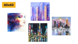 Set obrazov tajomný nočný život