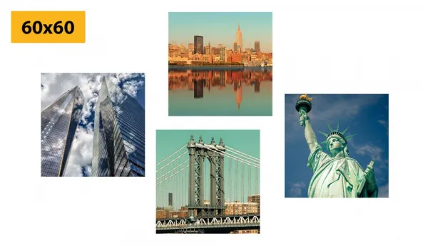 Set obrazov krásy mesta New York