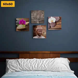 Set obrazov Feng Shui v prírodnom prevedení