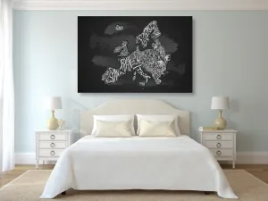Obraz moderná mapa Európy