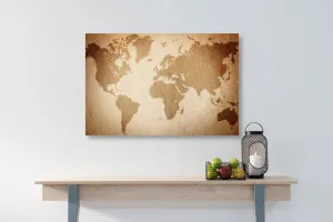 Obraz vintage mapa sveta
