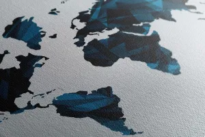 Obraz mapa sveta v dizajne vektorovej grafiky