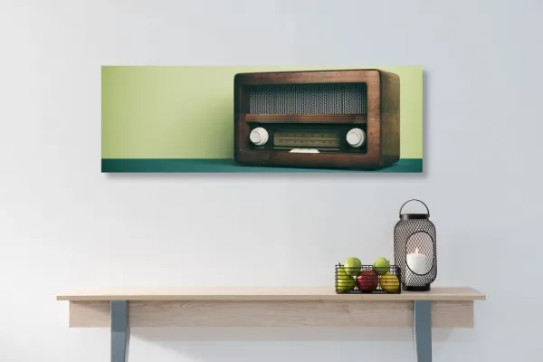 Obraz retro rádio