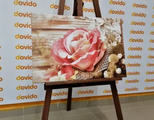 Obraz ružová vintage ruža