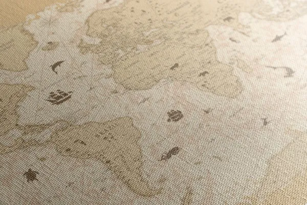 Obraz mapa v béžovom prevedení