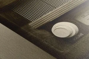 Obraz retro rádio v sépiovom prevedení