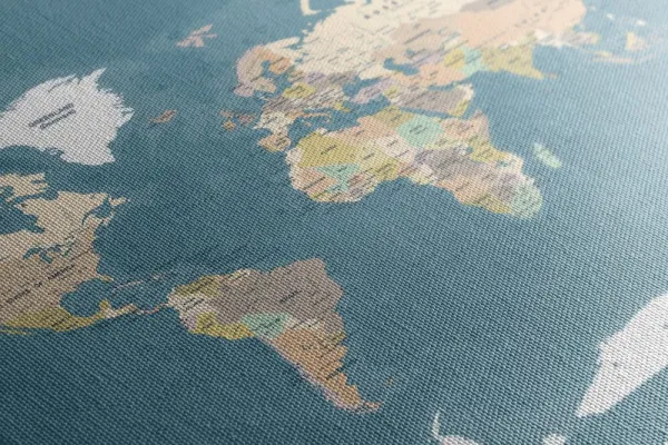 Obraz štýlová vintage mapa sveta