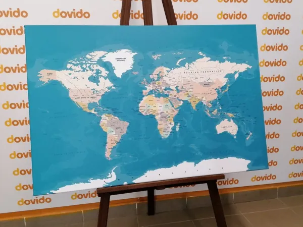 Obraz štýlová vintage mapa sveta