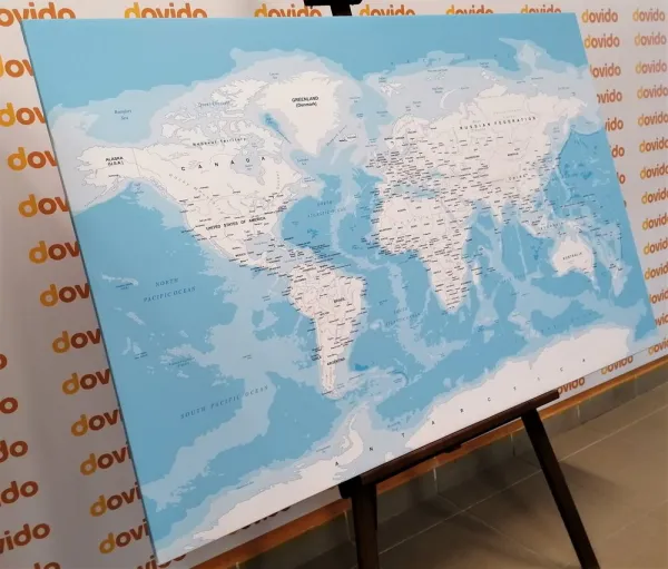Obraz štýlová mapa sveta