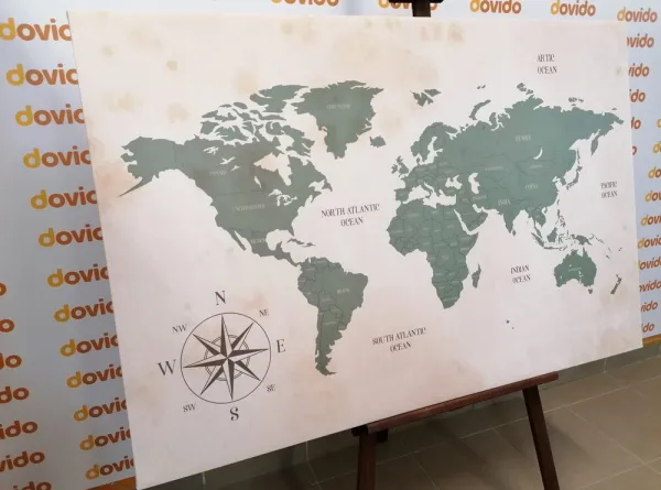 Obraz decentná mapa sveta