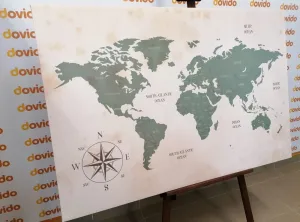 Obraz decentná mapa sveta