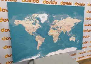Obraz štýlová vintage mapa sveta