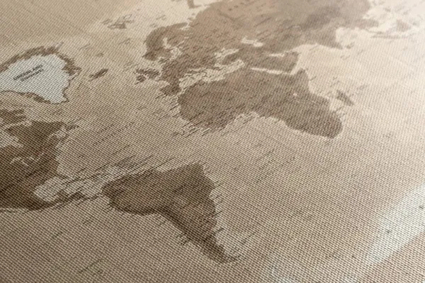 Obraz nádherná vintage mapa sveta