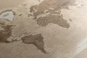 Obraz nádherná vintage mapa sveta