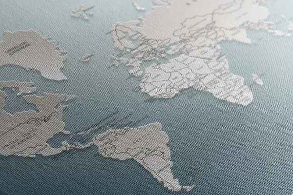 Obraz mapa sveta v originálnom prevedení