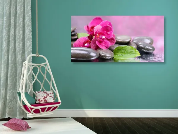 Obraz orchidea s nádychom relaxu