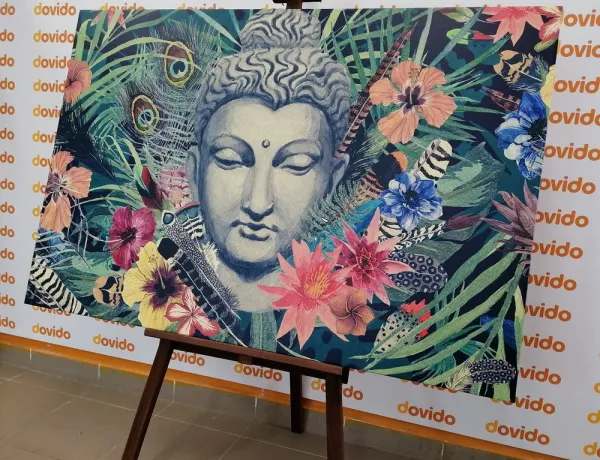 Obraz Budha na exotickom pozadí