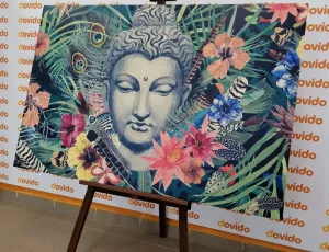 Obraz Budha na exotickom pozadí