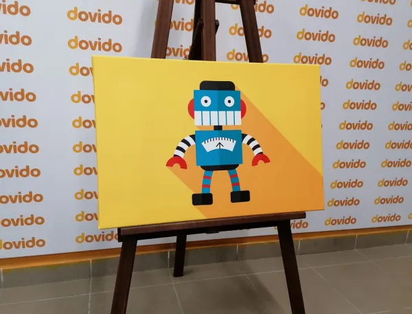 Obraz veselý robot