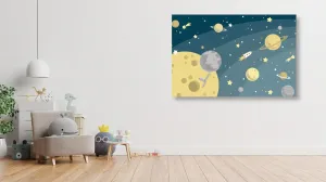 Obraz neobyčajný výlet vo vesmíre