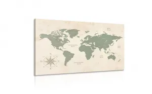 Obraz decentná mapa sveta