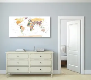 Obraz mapa s názvami