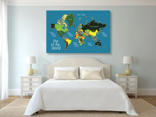 Obraz štýlová mapa