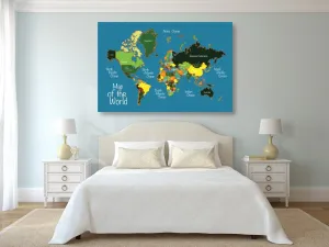 Obraz štýlová mapa