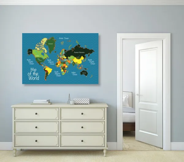Obraz štýlová mapa