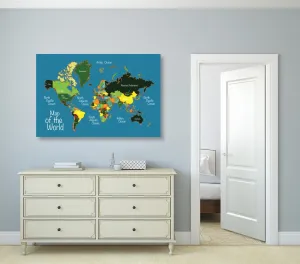 Obraz štýlová mapa