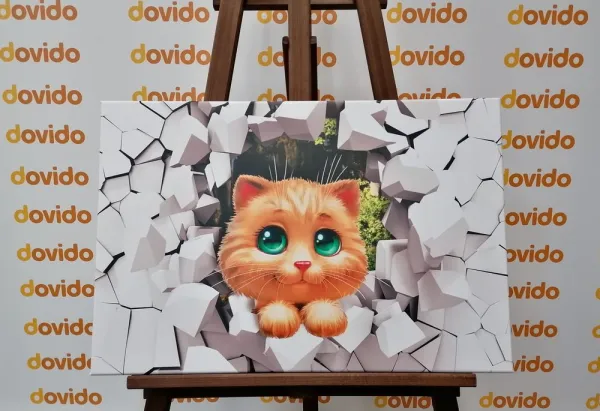 Obraz roztomilá mačička