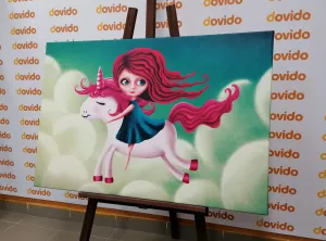 Obraz dievčatko s jednorožcom