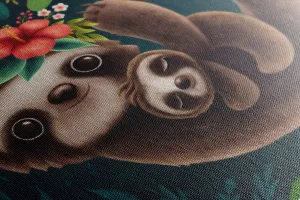 Obraz roztomilé leňochody
