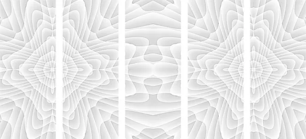 5-dielny obraz s kaleidoskopovým vzorom
