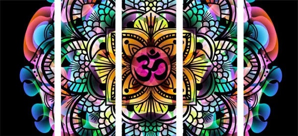 5-dielny obraz Mandala zdravia