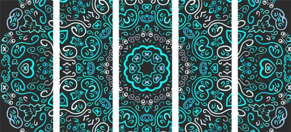 5-dielny obraz Mandala lásky