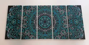 5-dielny obraz Mandala lásky