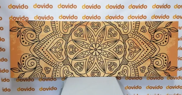 Obraz Mandala so starodávnym nádychom