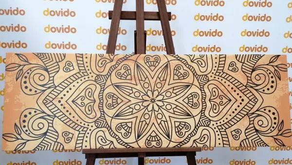 Obraz Mandala so starodávnym nádychom