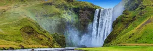 Obraz ikonický vodopád na Islande
