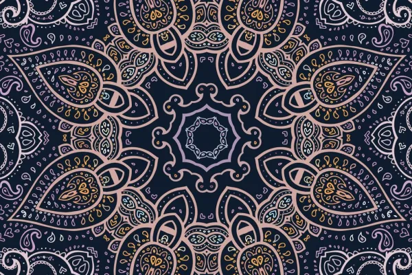 Obraz Mandala s indickým motívom