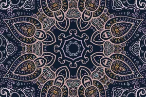 Obraz Mandala s indickým motívom